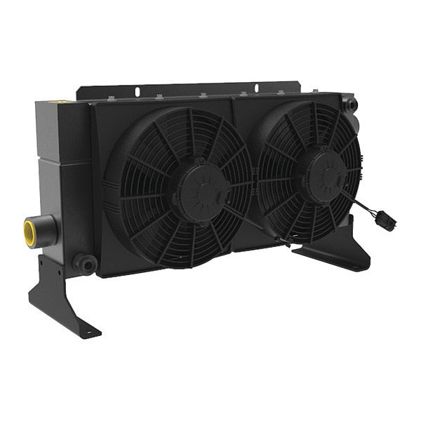 Oil Cooler, 8 to 80 gpm, DC Motor, 12VDC