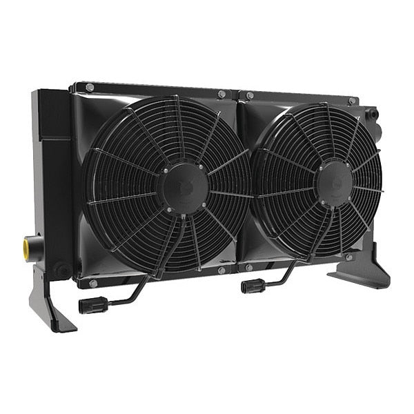 Oil Cooler, 8 to 80 gpm, DC Motor, 12VDC
