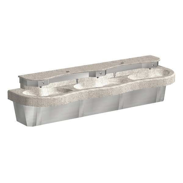 Smoky Granite, Three Station Sink, Lavatory System