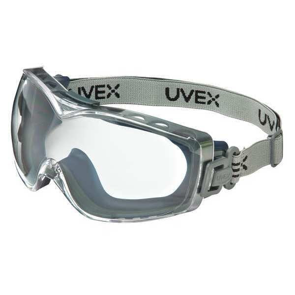 Safety Goggles, Clear Anti-Fog, Hydrophilic, Hydrophobic, Scratch-Resistant Lens, Stealth Series