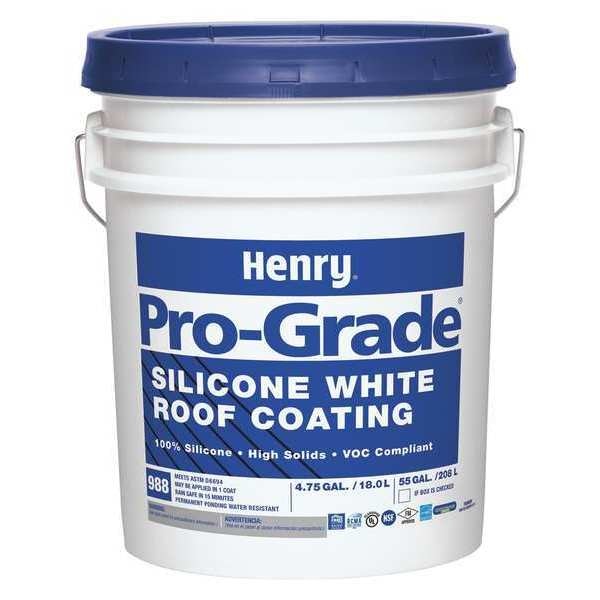 Protective Roof Coating, 5 gal, Pail, Pigmented