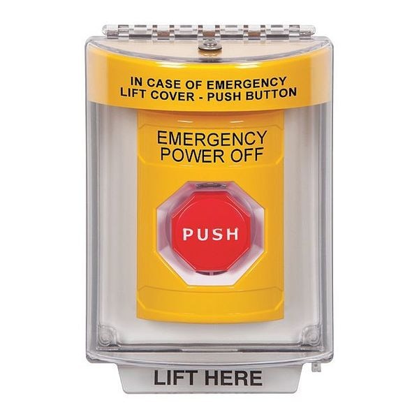 Emergency Power Off Push Button, 2-7/8