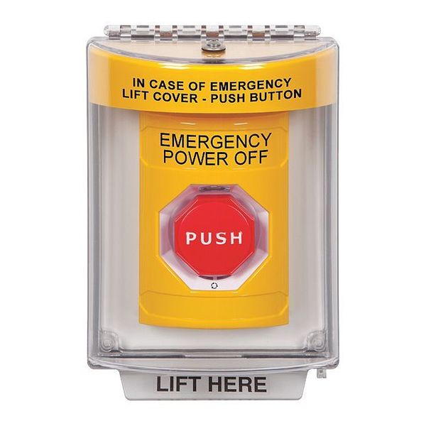 Emergency Power Off Push Button, 2-7/8