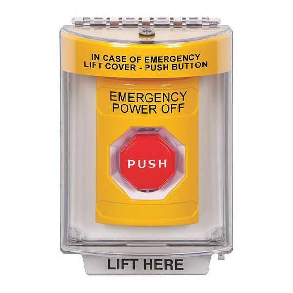 Emergency Power Off Push Button, 2-7/8