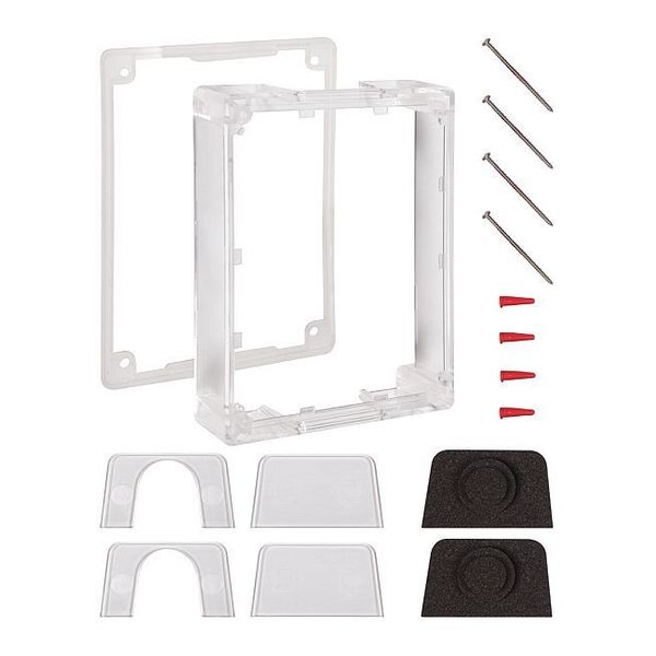 Pull Station Guard Spacer, Polycarbonate