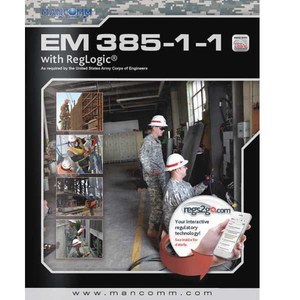 Other Code Book, EM 385-1-1 USACE Regulations, English, Paperback, Publisher: MANCOMM