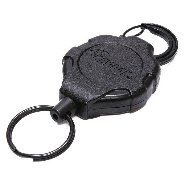 Ratcheting Key Reel, Polycarbonate, Black
