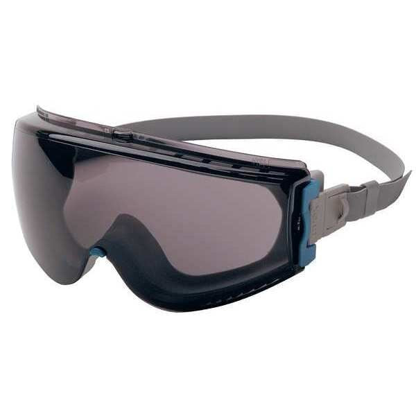 Safety Goggles, Gray Anti-Fog, Hydrophilic, Hydrophobic, Scratch-Resistant Lens, Stealth Series
