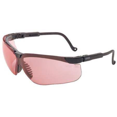 Safety Glasses, Wraparound Vermillion Polycarbonate Lens