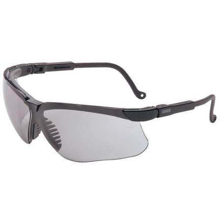 Safety Glasses, Wraparound Gray Polycarbonate Lens