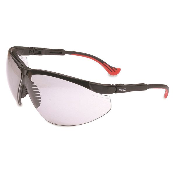 Safety Glasses, Wraparound Gray Polycarbonate Lens