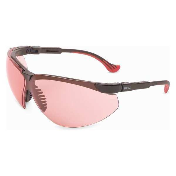 Safety Glasses, Wraparound SCT-Vermillion Polycarbonate Lens