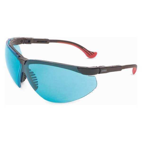 Safety Glasses, Wraparound SCT-Blue Polycarbonate Lens