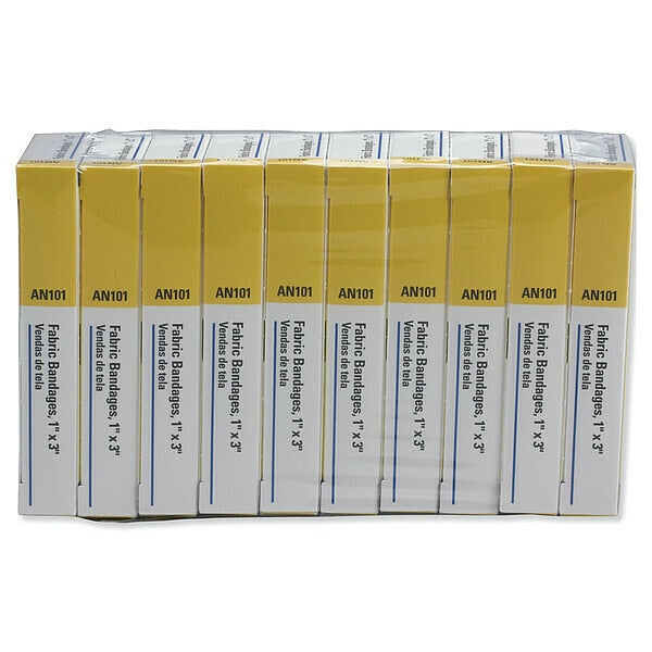 First Aid Refill Fabric Bandage, 1x3, PK160