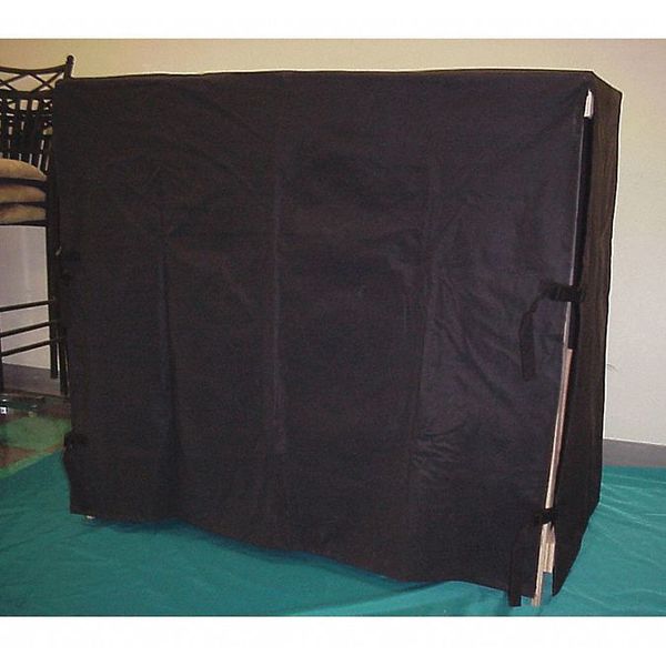 Fire Pit Cover, 8' Regency Log Rack Cover, 8ft., Black