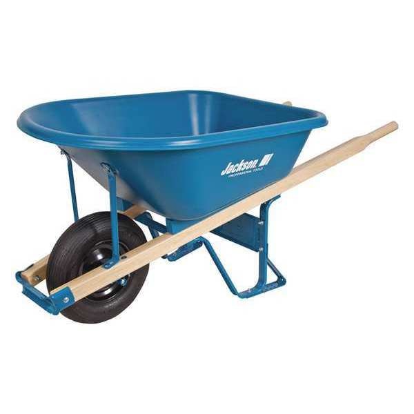 Poly Contractor Wheelbarrow, 5.75cu. ft.