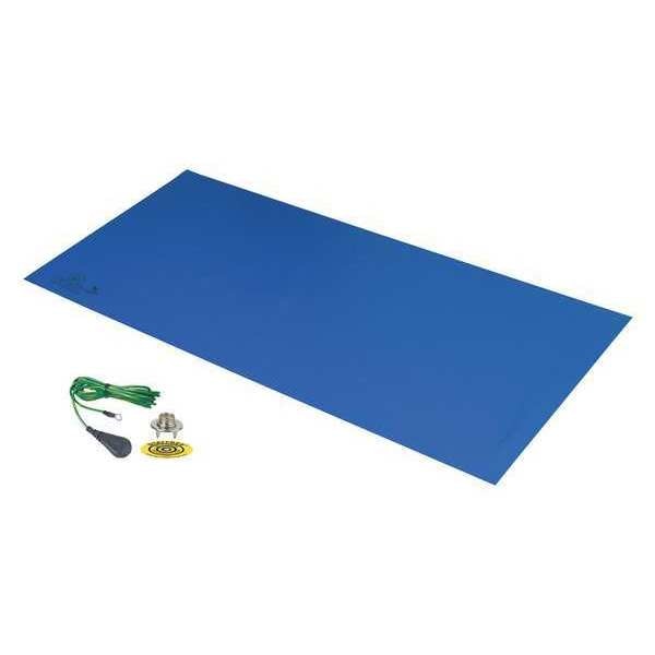 Blue Vinyl Trustat Mat, .080