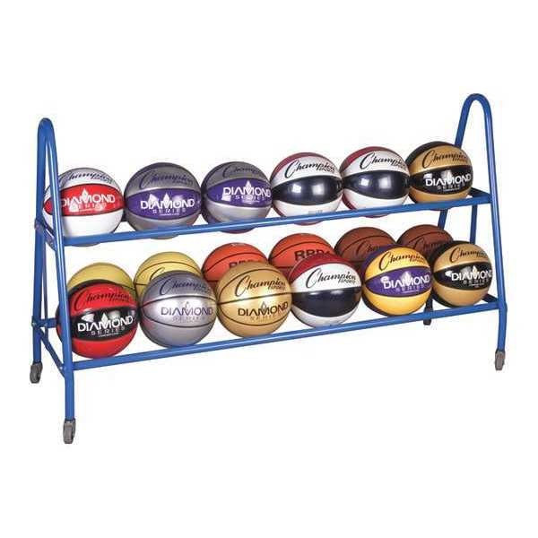 Dlx Heavy Duty, 18 Ball Cart, 59x17.5