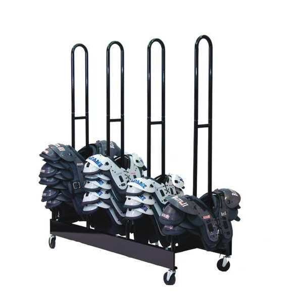 Four Stack Shoulder Pad Rack, 60-80 Pads