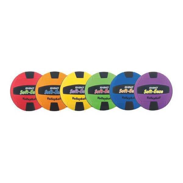 Rhino Skin Softeeze VolleyBall, 6 Crs, PK6