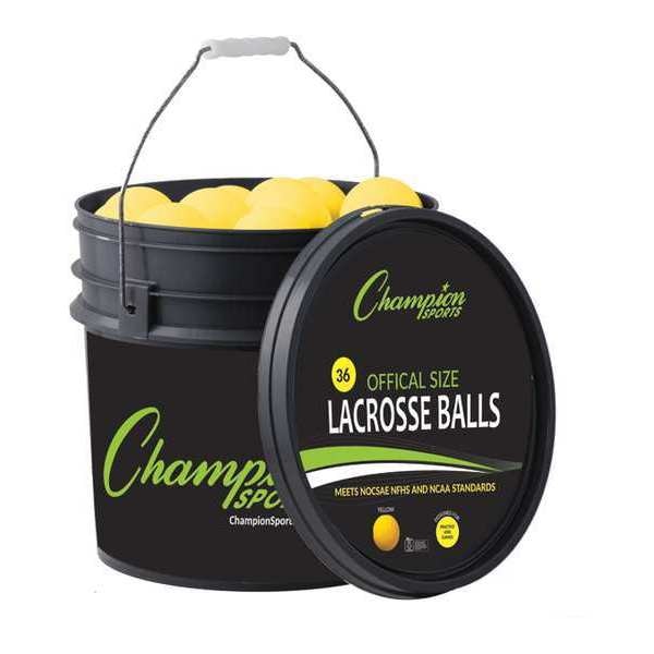 Official Lacrosse Ball, Bucket Yellw, PK36