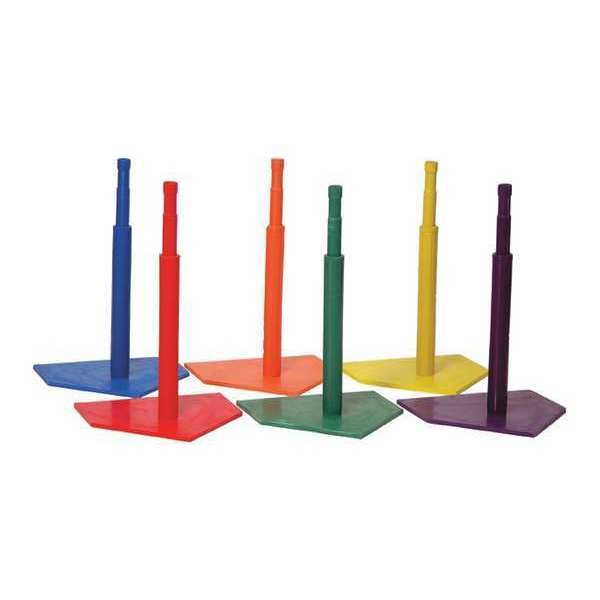 Deluxe Color Batting Tee Set, Clrs, PK6