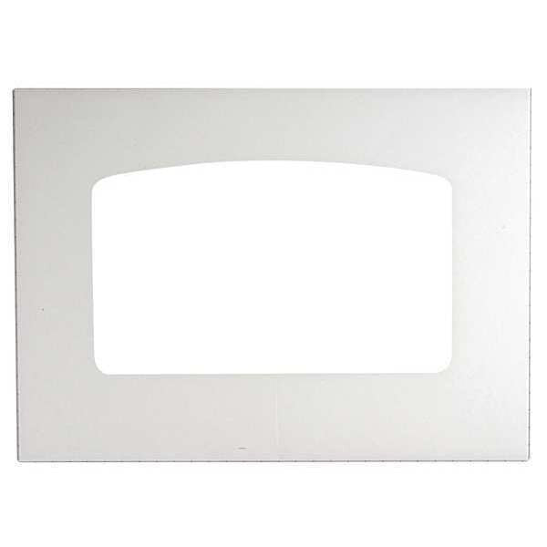 Range Oven Door Glass, White