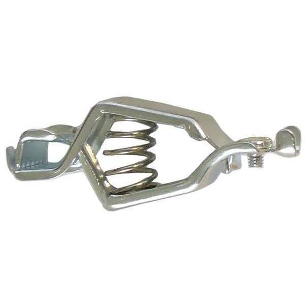 Alligator Clip, Broad Zinc Plated