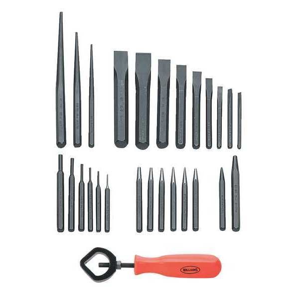 Williams Punch and Chisel Set, 27pcs.