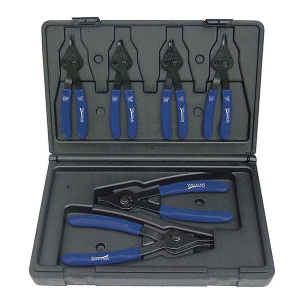 Williams Int/Ext Snap Ring Plier Set, 6pcs.