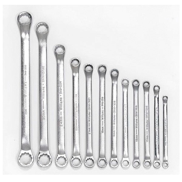 Williams Double Box Wrench Set, 12 pcs.