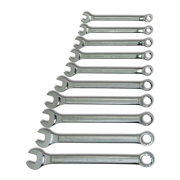 Williams Super Combo Wrench Set, 10 pcs., Metric