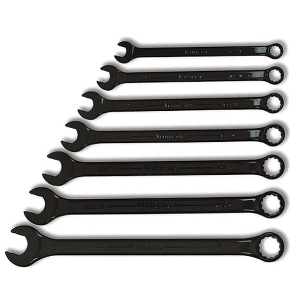 Williams Super Combo Wrench Set, Black, 7 pcs., SAE