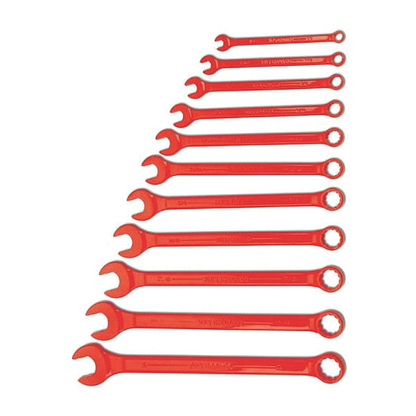 Williams Super Combo Wrench Set, Red, 11 pcs., SAE