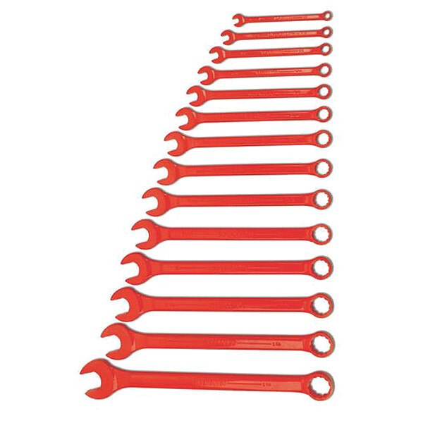 Williams Super Combo Wrench Set, Red, 14 pcs., SAE