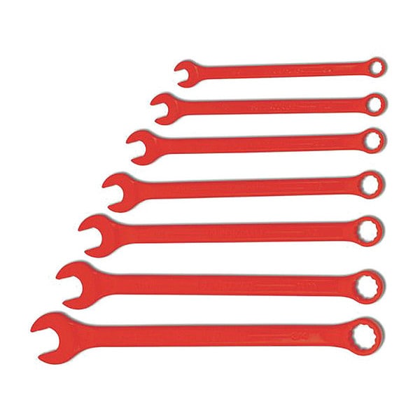Williams Super Combo Wrench Set, Red, 7 pcs., SAE