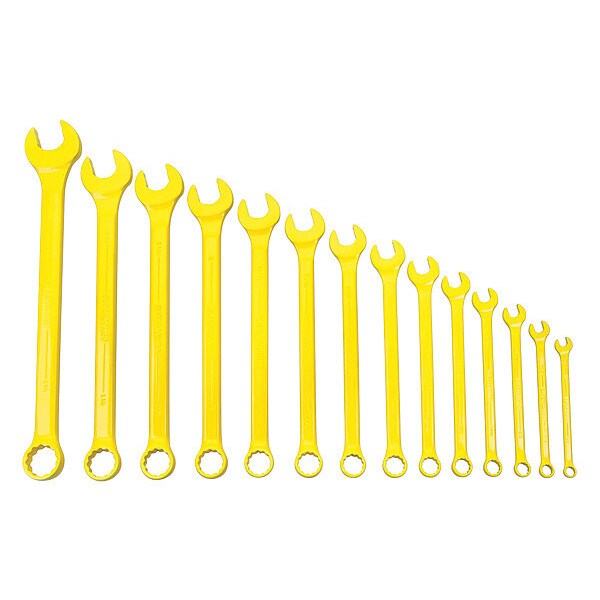 Williams Super Combo Wrench Set, Yellow, 14 pcs, SAE