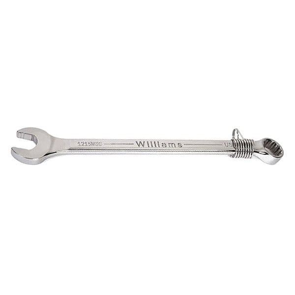 Williams Combination Wrench, 12 pt., 15mm