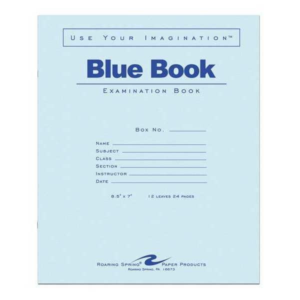 Case of Exam Blue Books, 8.5