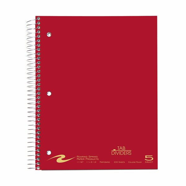 Case of 5 Subject Wirebound Notebooks, 11