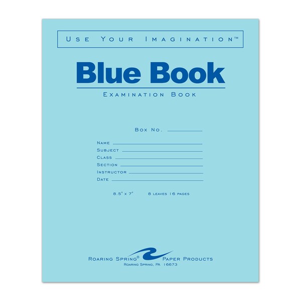 Case of Exam Blue Books, 8.5
