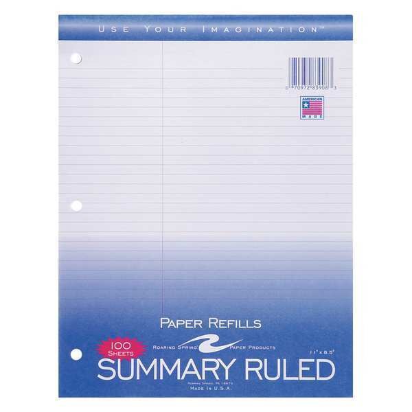 Case of Loose Leaf Law Paper, 100 sht/pk, 8