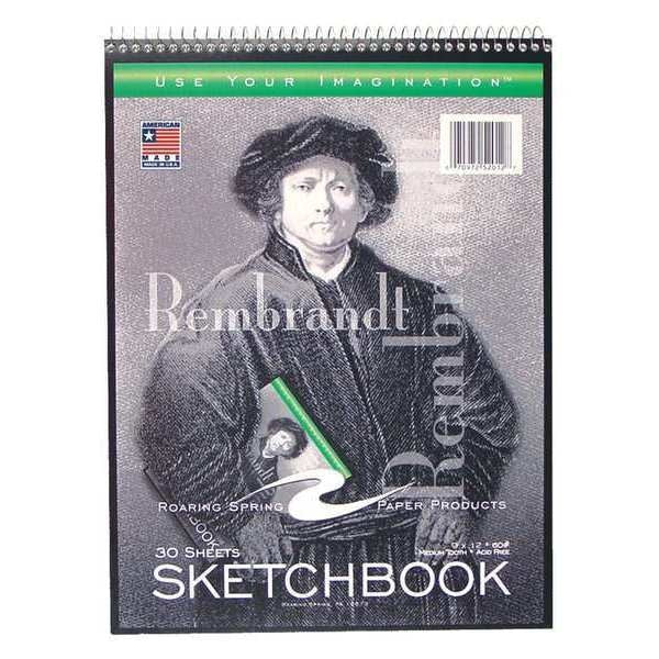 Case of Sketch Books, 30 Sheets of Heavy 50# White Drawing Paper, 9