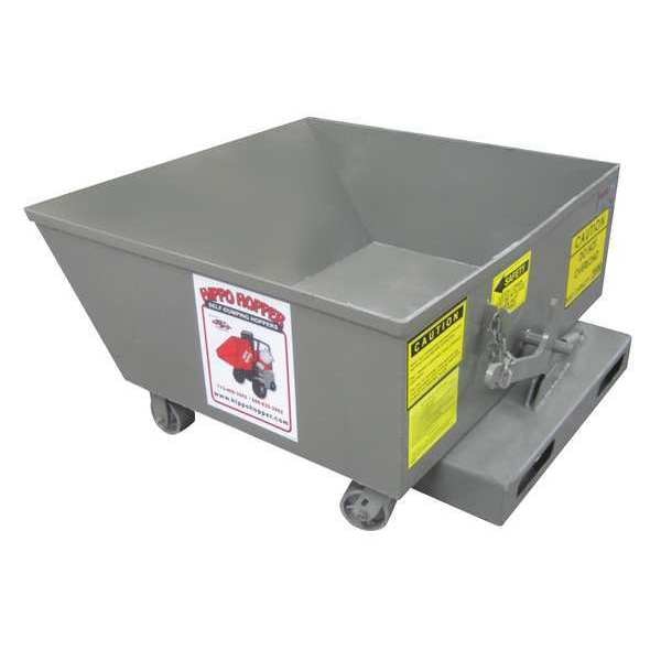 Low Profile Hopper, 1/8 yd, 2000 lb.