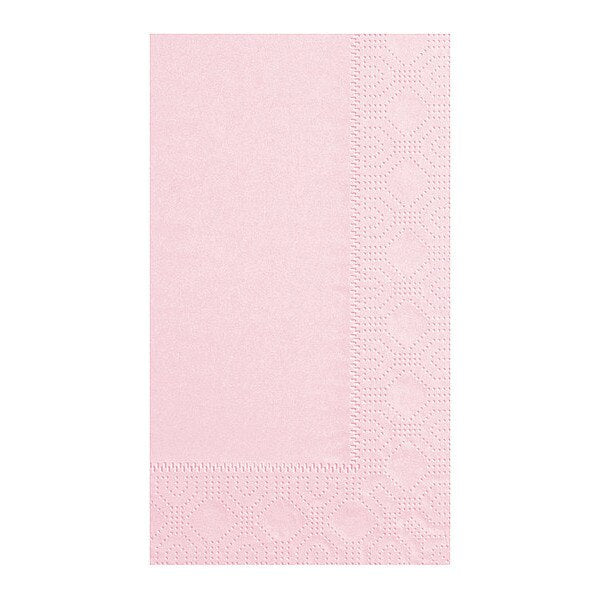 Pink Dinner Napkin, 2 Ply, 1/8 Fold, PK125