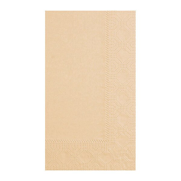 Dinner Napkin, Beige, 2 Ply, 1/8 Fold, PK125