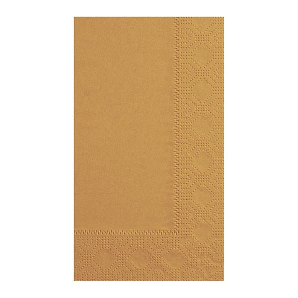 Gold Dinner Napkin, 2 Ply, 1/8 Fold, PK125