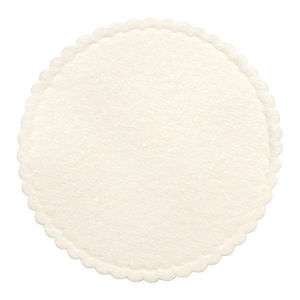 Coaster, White, 3-3/8