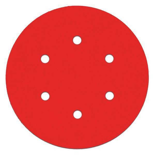 Sand Disc, Hook/Loop, 6 Hole, 6