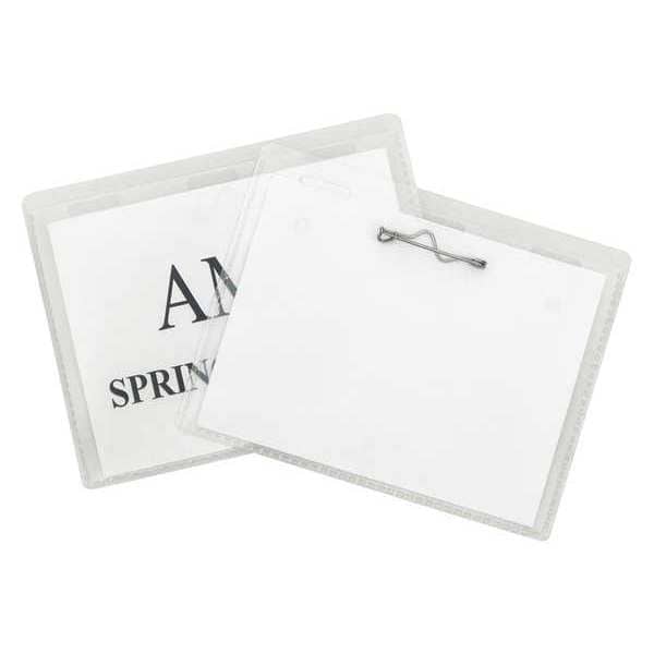 Name Badges, Pin Style, Insert, 4x3